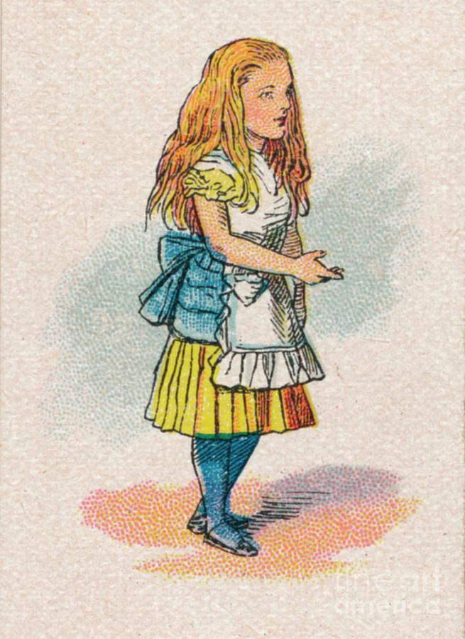 Alice And The Thimble, 1930. Artist Drawing by Print Collector