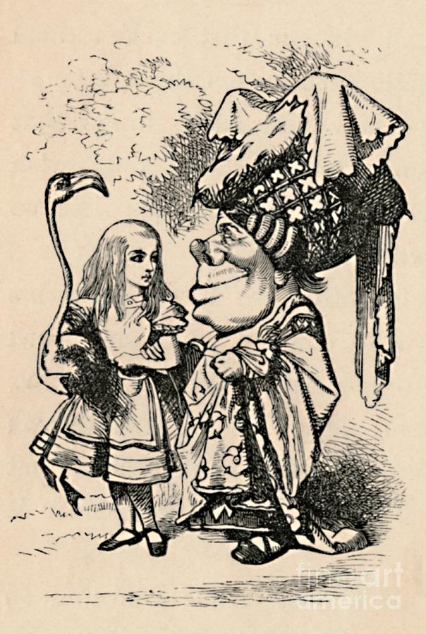 Alice Carrying The Stork, And Talking Drawing by Print Collector