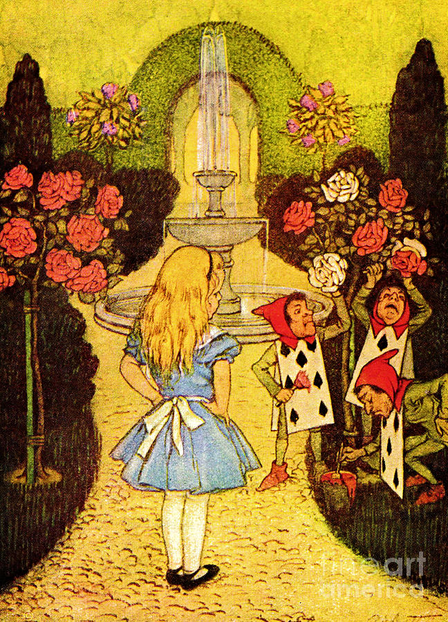 Alice in Wonderland Alice Thought This A Very Curious Thing Painting by ...