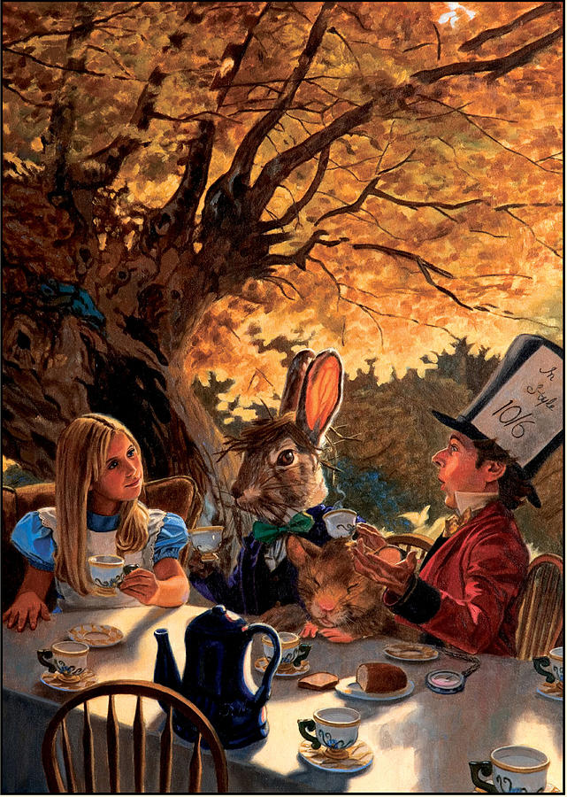 Alice in Wonderland Painting by Patrick Whelan