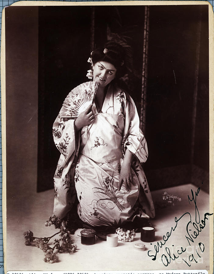 Alice Nielsen As Madama Butterfly Photograph by Bettmann