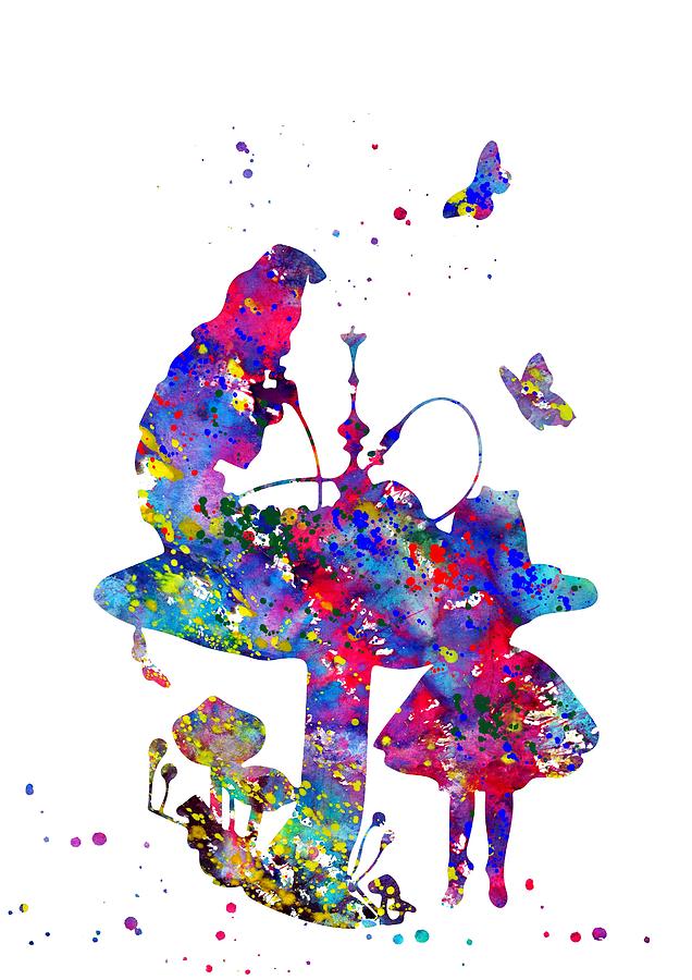 Alice in Wonderland Ornament by Erzebet S - Pixels