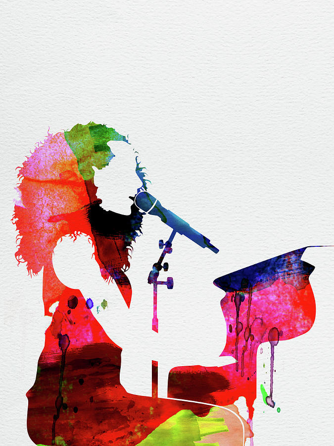Alicia Keys Digital Art - Alicia Keys Watercolor by Naxart Studio Alicia Keys Digital Art - Alicia Keys Watercolor by Naxart Studio