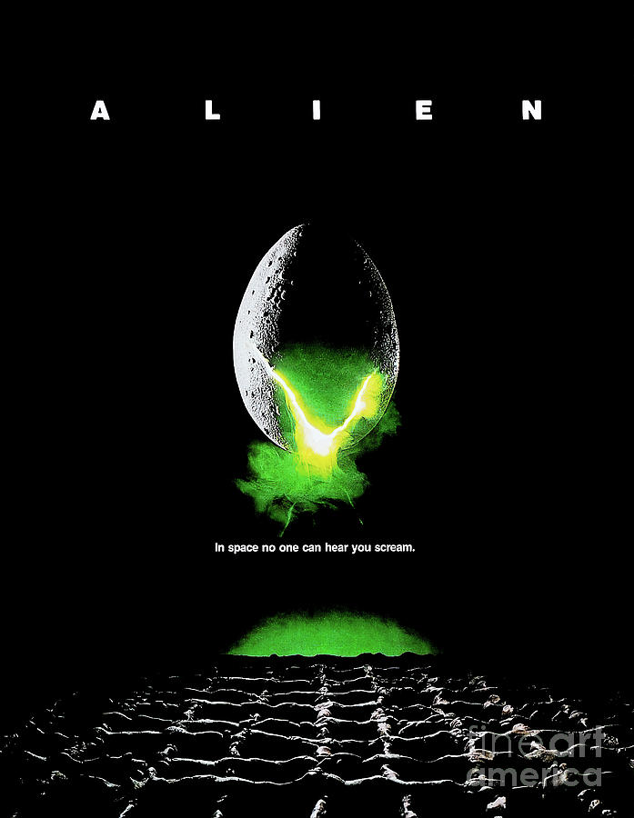 Alien 1979 - Image Artwork Mixed Media by KulturArts Studio