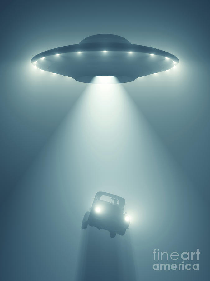 Alien Abduction Photograph by Ktsdesign/sciencephotolibrary