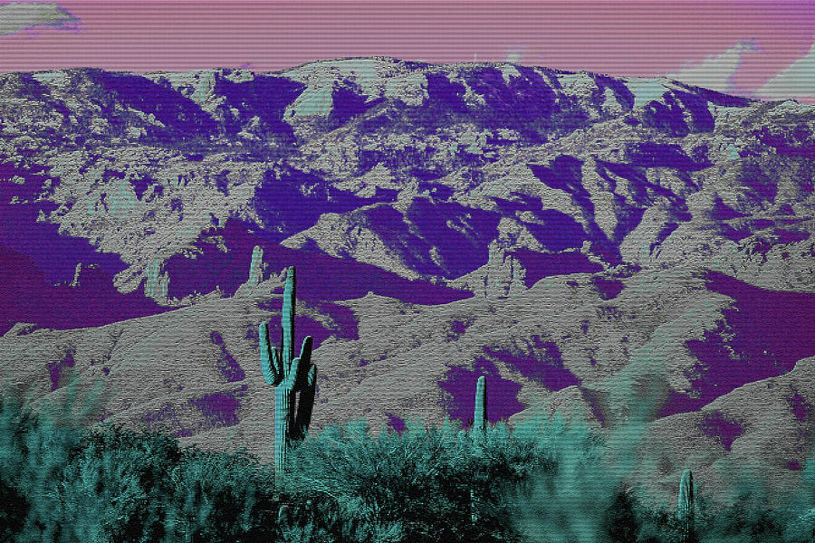 Alien Colors on Mount Lemmon Digital Art by Chance Kafka