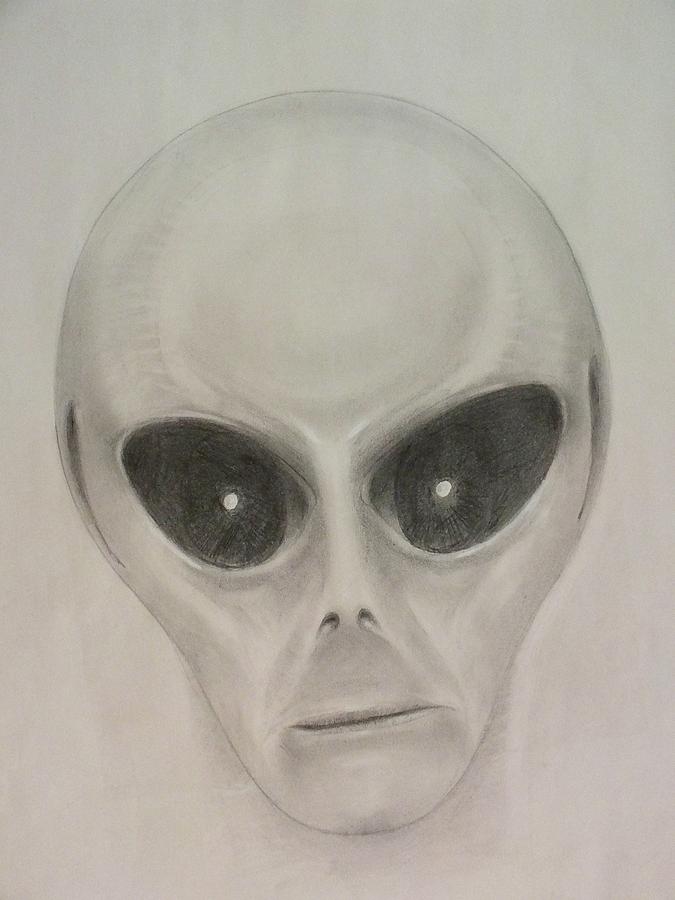 Alien Painting by Gary Kaemmer - Fine Art America