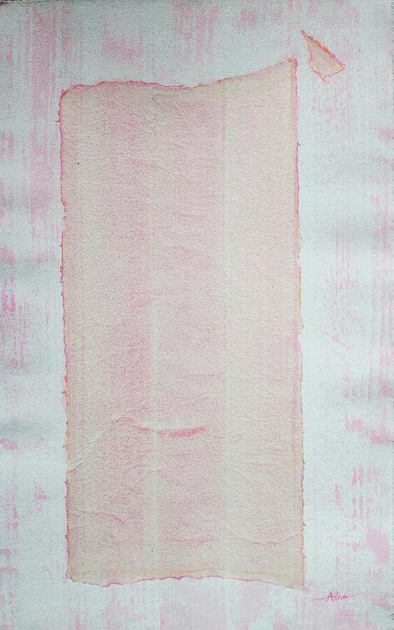 Alighted in Pink Painting by Asha Carolyn Young
