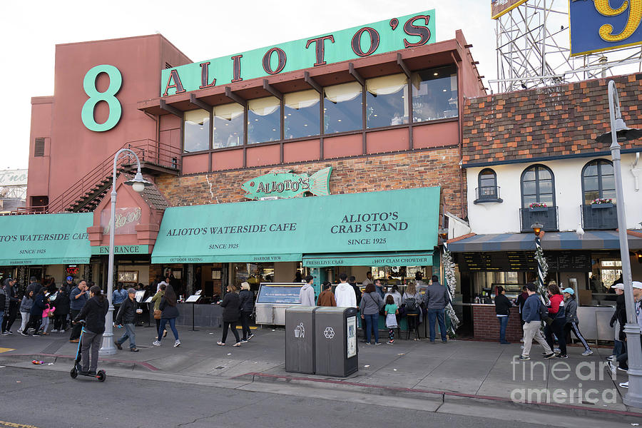 Aliotos Restaurant Fishermans Wharf San Francisco California DSC6880 Photograph by Wingsdomain Art and Photography