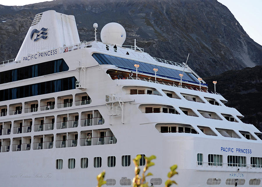 All Aboard The Love Boat. Alaska Cruise Ship In Whittier Photograph
