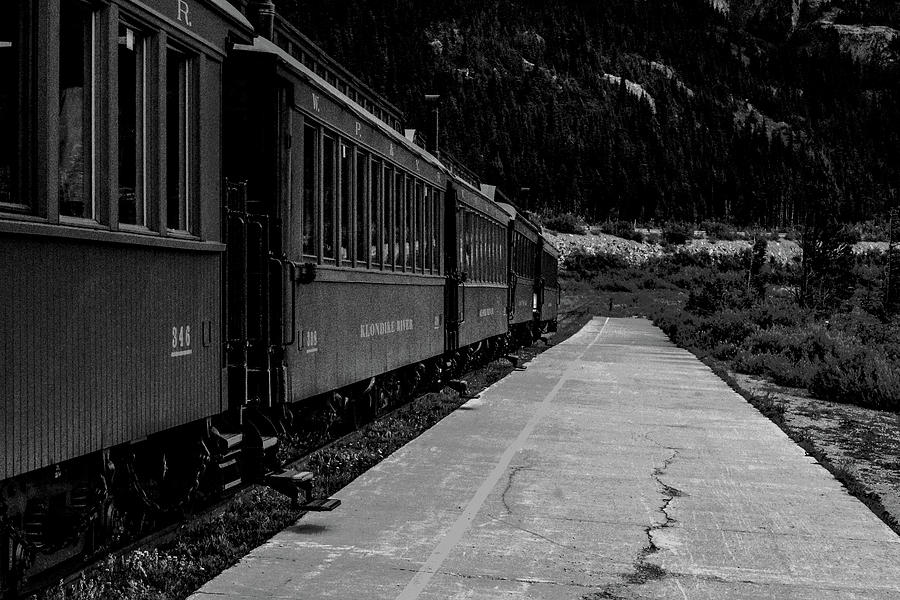 Transportation Photograph - All Aboard In Black And White  by Edward Garey