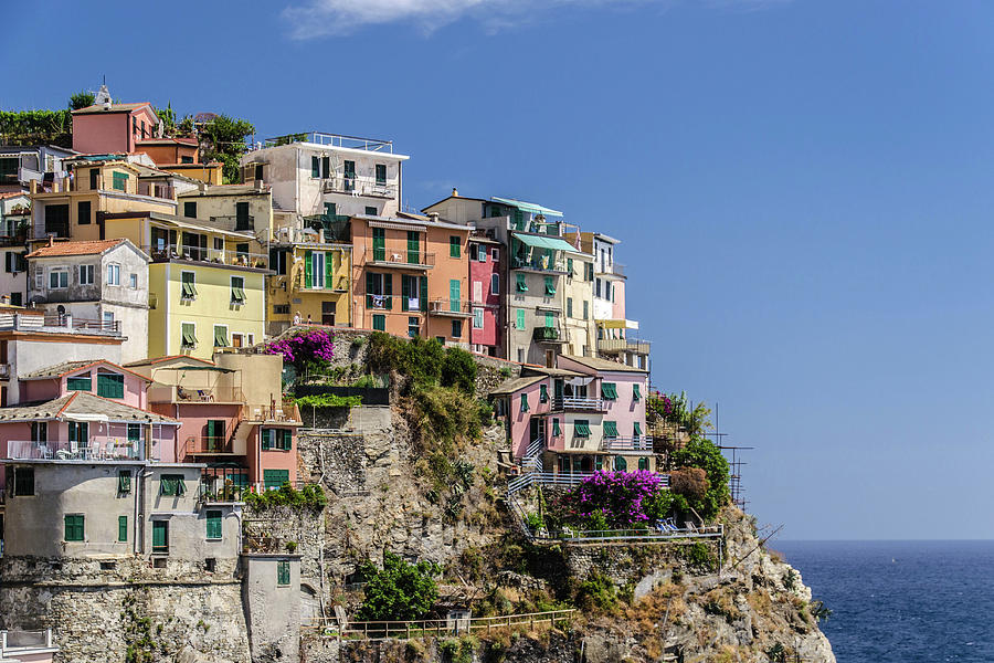 All Blinds Are Green In Manarola Photograph by Brigitte Mulders