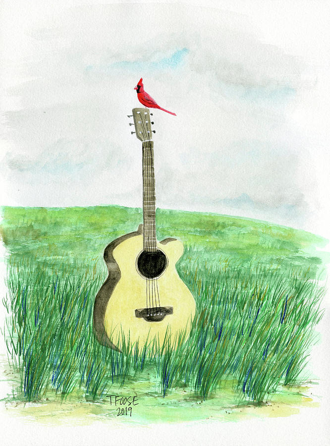 All Nature Sings--guitar Painting