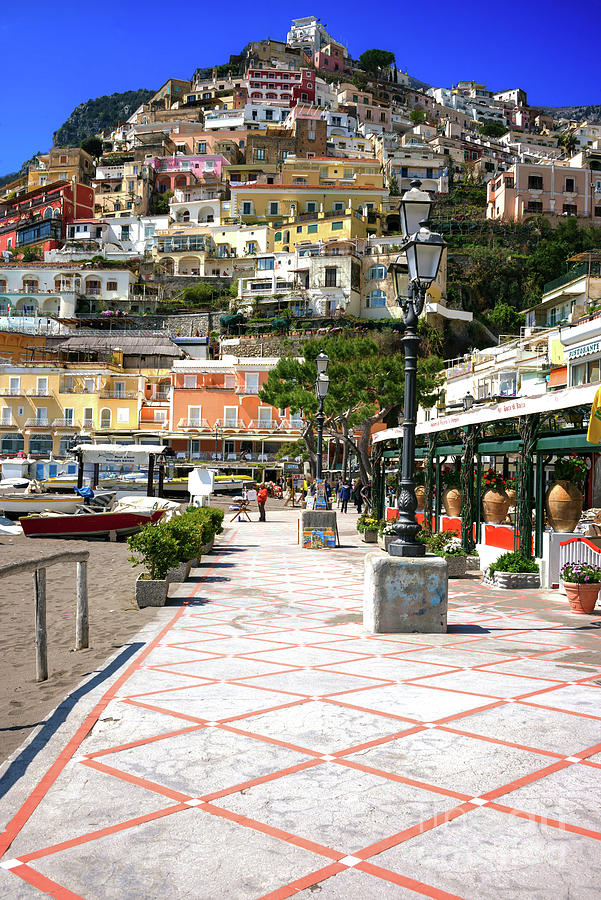 All Roads Lead Up in Positano Italy Photograph by John Rizzuto