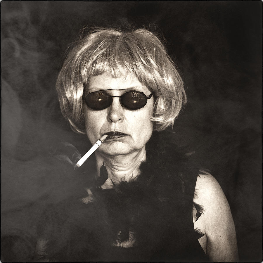 Portrait Photograph - All Smoke And Mirrors by Angelika Martha Himburg