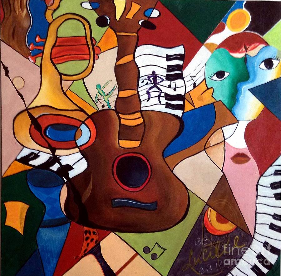 All that Jazz Painting by AMD Dickinson