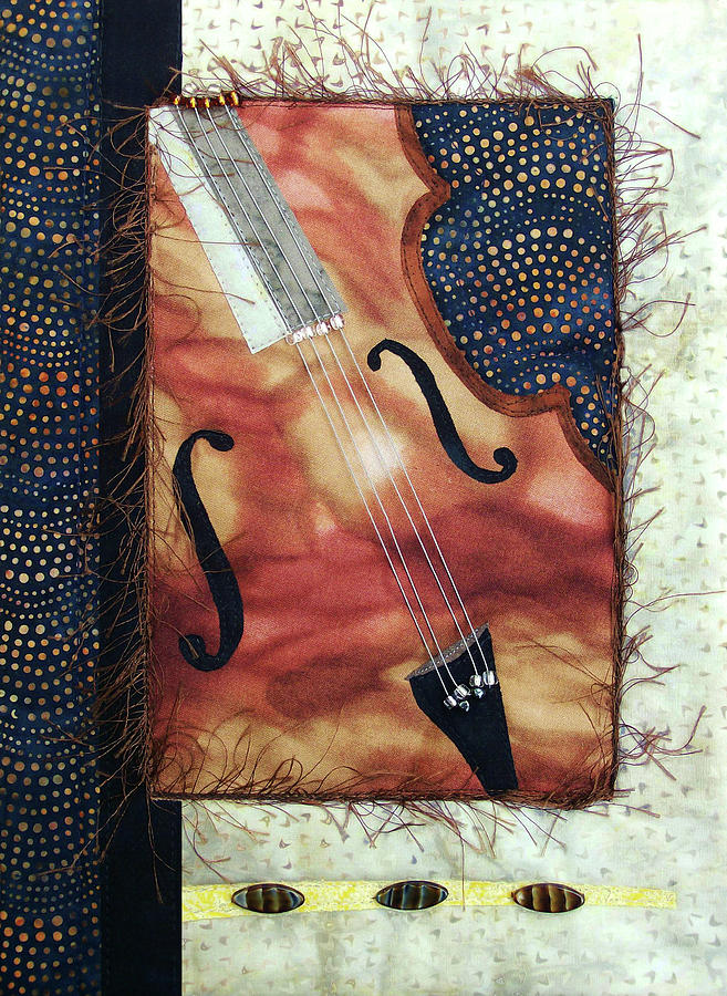 All That Jazz Bass Tapestry - Textile by Pam Geisel
