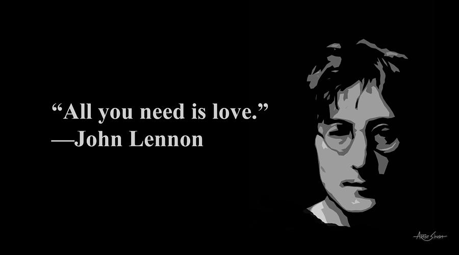 Apvyniokite Tai Gali Rubinas Love John Lennon Yenanchen Com