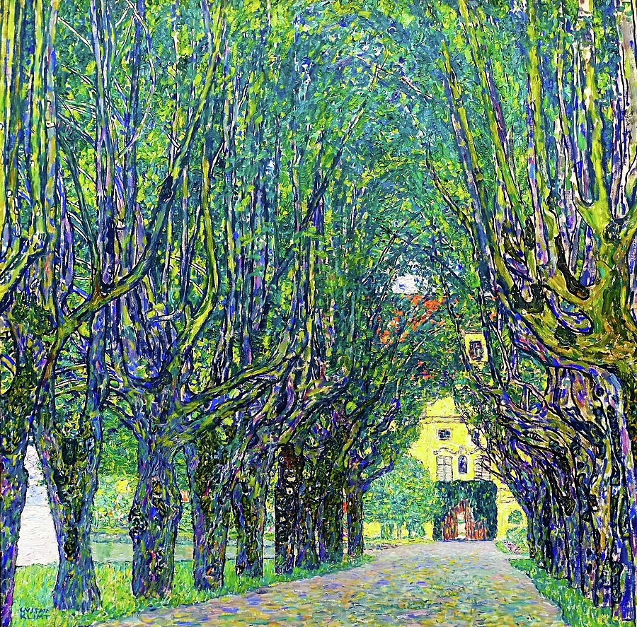 Allee at Schloss Kammer - Digital Remastered Edition Painting by Gustav ...