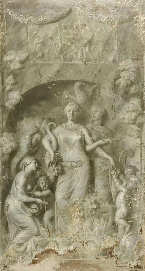 Allegory of Charity. Painting by Gerard de Lairesse