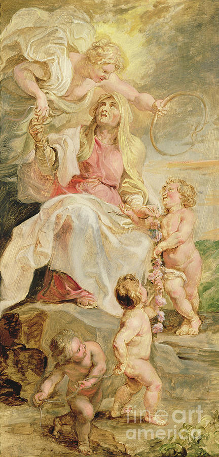 Allegory Of Eternity, C.1625-30 Painting by Peter Paul Rubens