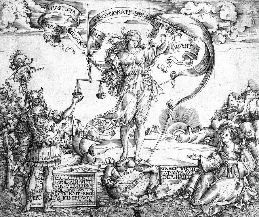 Allegory Of Fortuna And Justice Photograph by Science Source