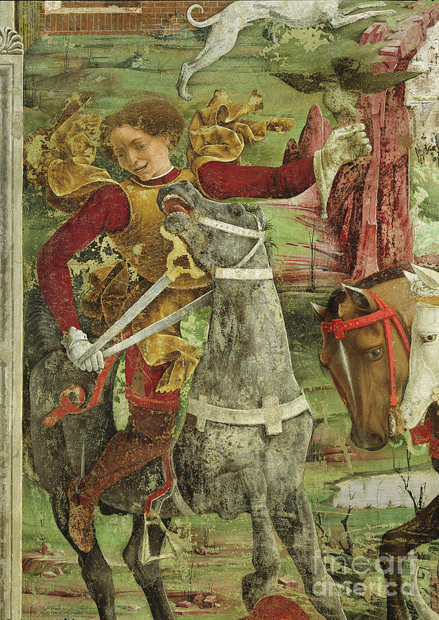 Allegory Of March: Borso D'este, Prince Of Ferrare Leaving For The Hunt ...