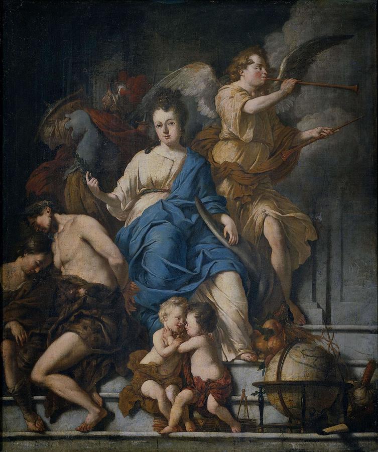 Allegory of the Treaty of Ryswick, 1697. Painting by Johannes Voorhout -I-