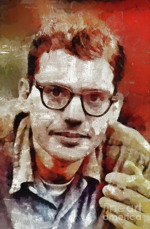 Allen Ginsberg, Literary Legend Painting by Esoterica Art Agency