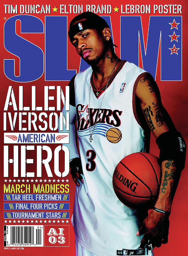 Allen Iverson: American Hero SLAM Cover Photograph by Clay Patrick McBride