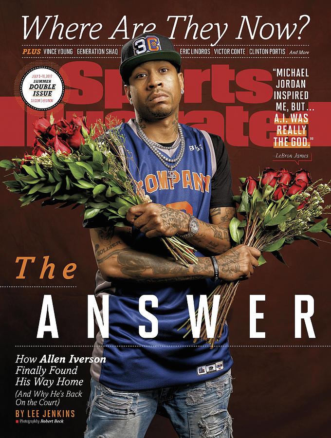 Allen Iverson, Where Are They Now Sports Illustrated Cover Photograph by Sports Illustrated
