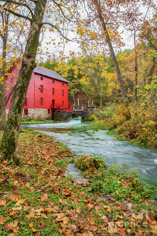Alley Mill In Autumn Photograph by Jennifer White