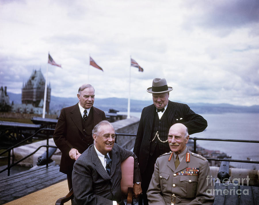 Allied Conference Of 1943 In Quebec Photograph by Bettmann