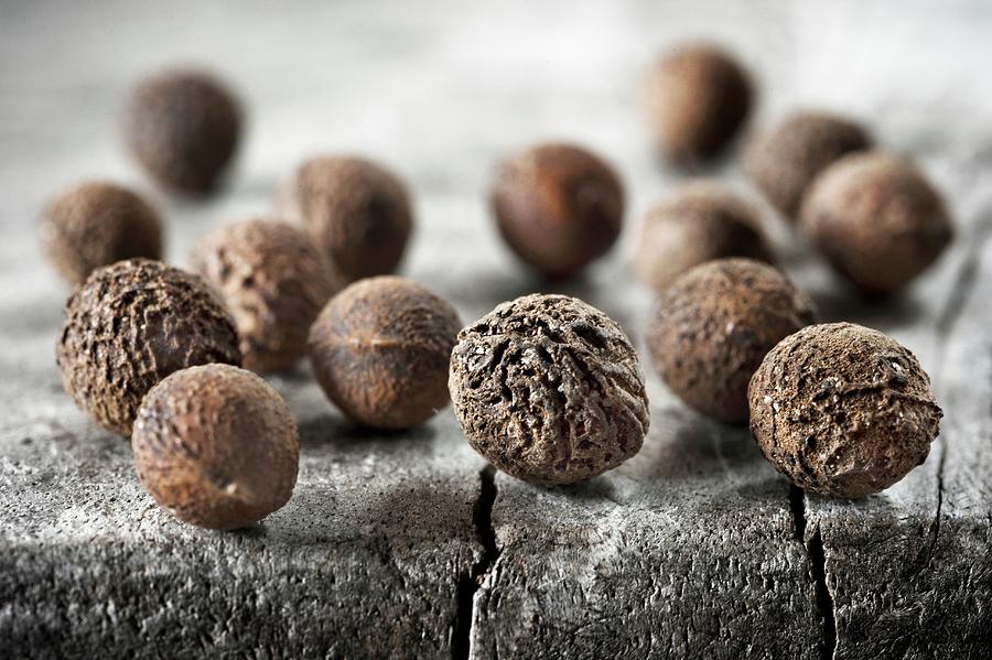 Allspice Berries close-up Photograph by Lode Greven Photography
