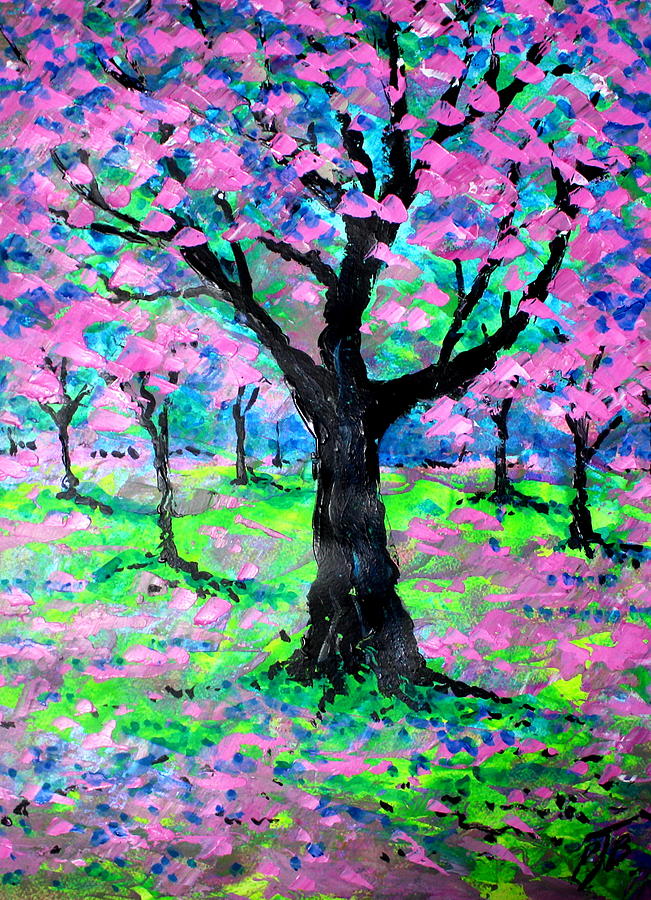 Almond Blossom Painting by Paul Best - Fine Art America