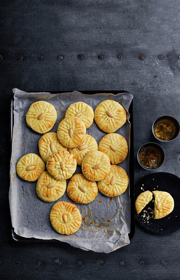 Almond Cookies Photograph by Gareth Morgans