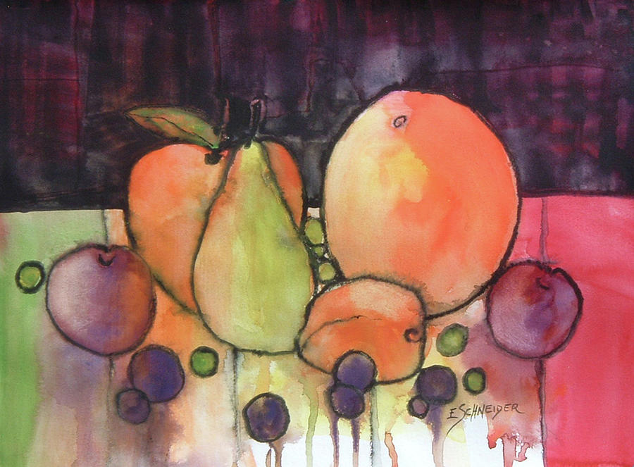 Almost Fruit Salad Painting by Edie Schneider