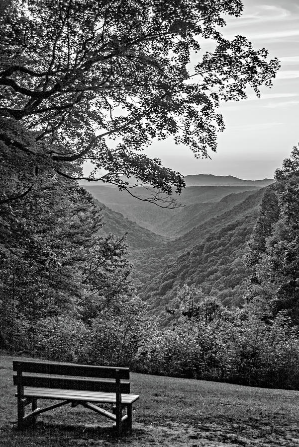 Almost Heaven - West Virginia 3 bw Photograph by Steve Harrington