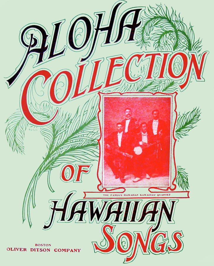 Aloha Collection of Hawaiian Songs Painting by F.C. Hale - Fine Art America