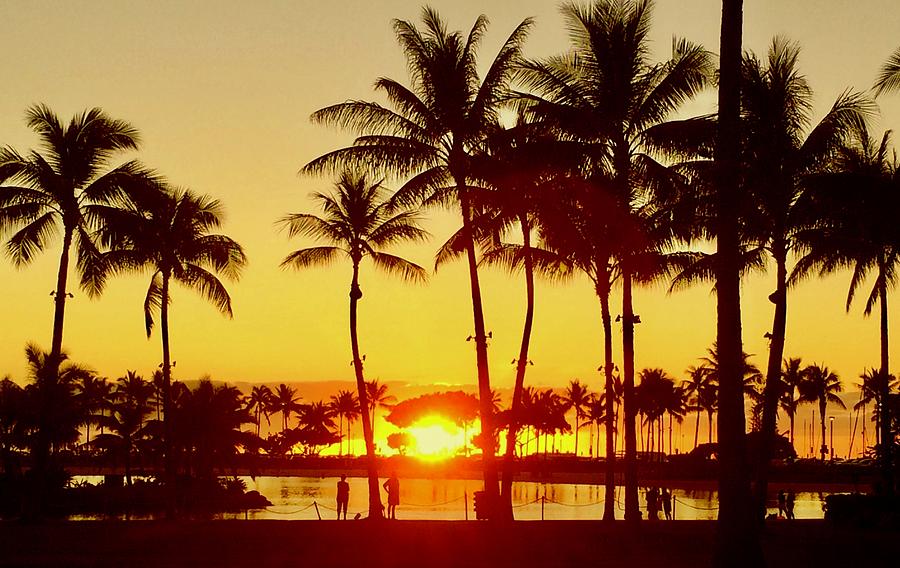 Aloha Sunset Photograph by Debra Grace Addison