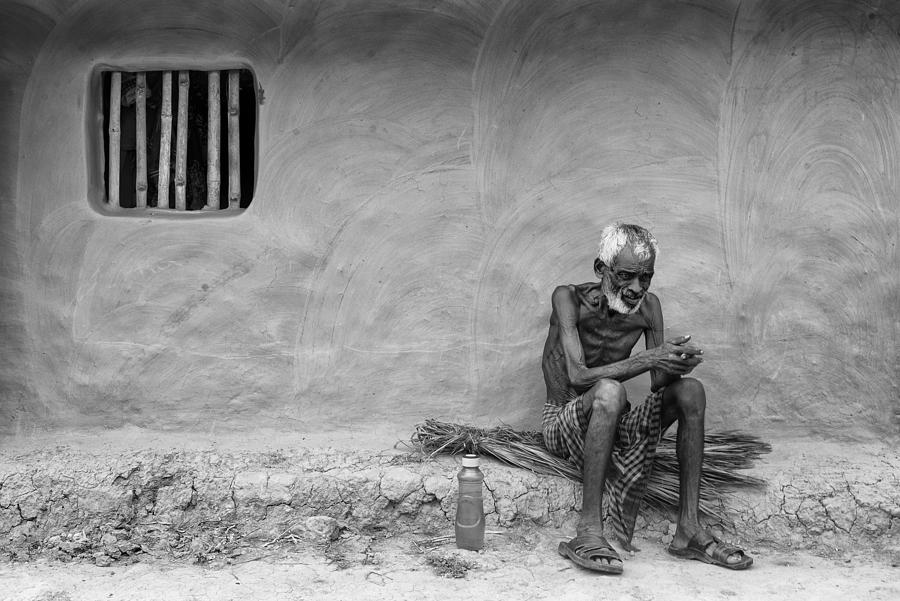Cottage Photograph - Alone In Solitude by Sudipta Chakraborty