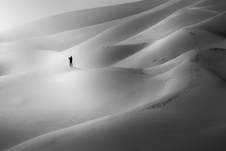 Alone In The Desert Photograph By Yomn Almonla - Fine Art America