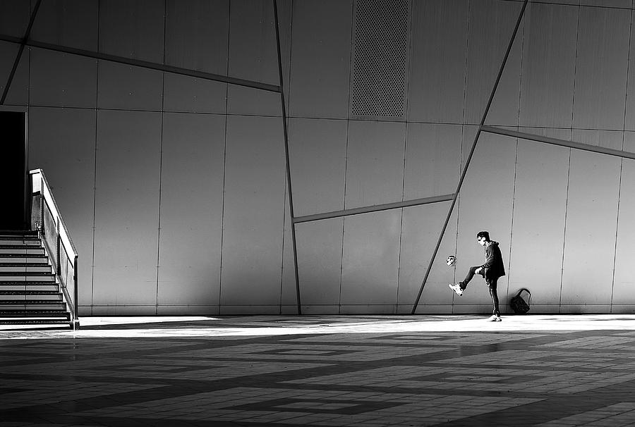 Ball Photograph - Alone by Nir Blatt