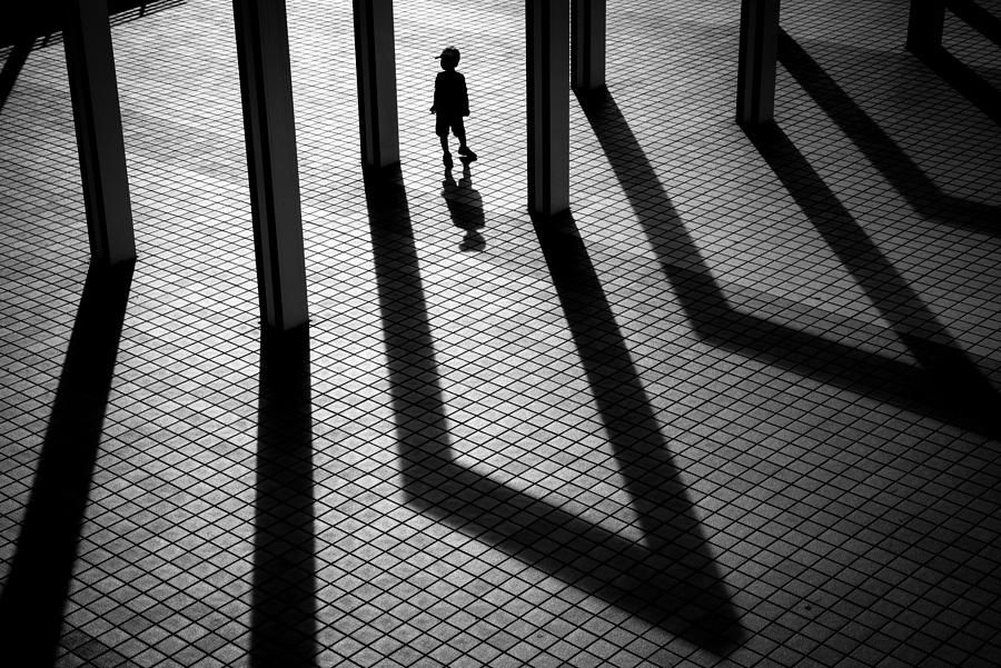 Black And White Photograph - Alone by Satomi Kikuchi