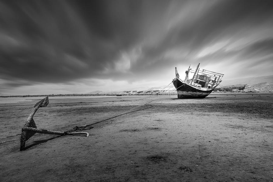 Dubai Photograph - Alone by Shahram Jahansooz Dubai Photograph - Alone by Shahram Jahansooz