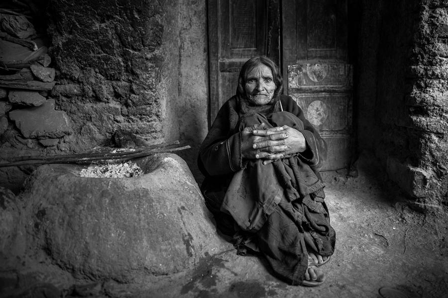 Black And White Photograph - Alone by Usef Bagheri