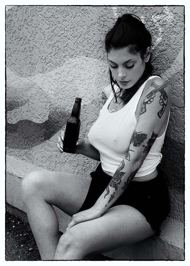 Alone With A Beer Photograph by Doug Matthews