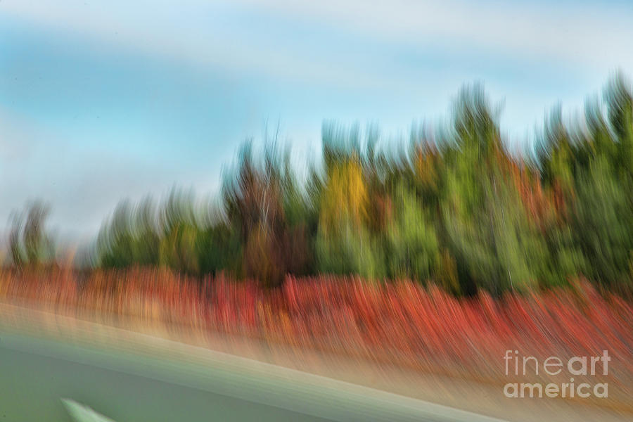 Abstracts Photograph - Along Highway 401 ON by Marilyn Cornwell Abstracts Photograph - Along Highway 401 ON by Marilyn Cornwell