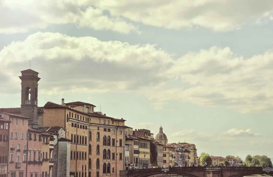 Along The River Arno Photograph by JAMART Photography