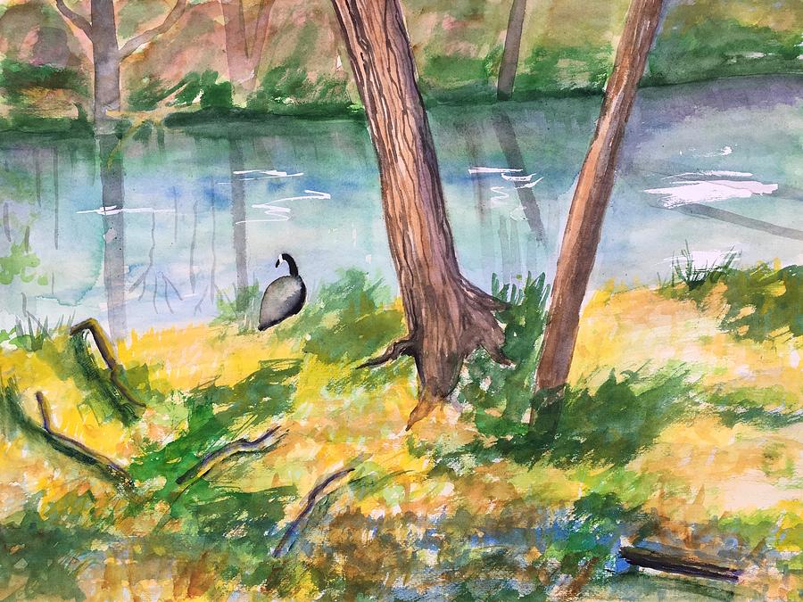 Along Tookany Creek Painting